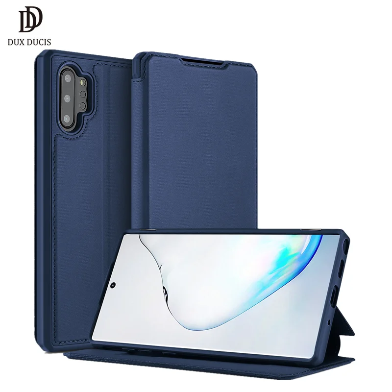 

Leather Flip Case For Samsung Galaxy Note 10 Plus Case Full Protection Wallet Cover With Card Slot For Samsung Note 10+ 5G Case