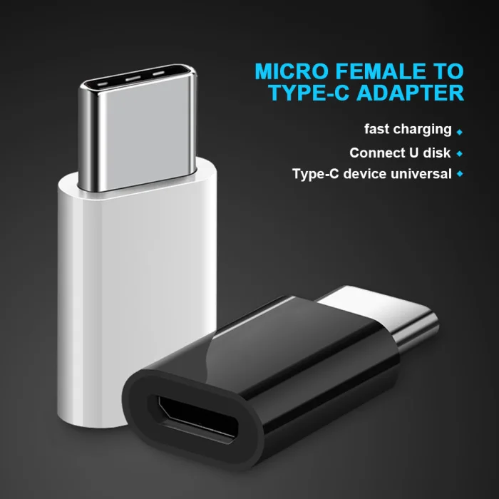 5 шт. Универсальный USB 3,1 тип-c штекер для Micro USB Женский конвертер USB-C адаптер данных type C устройство GV99