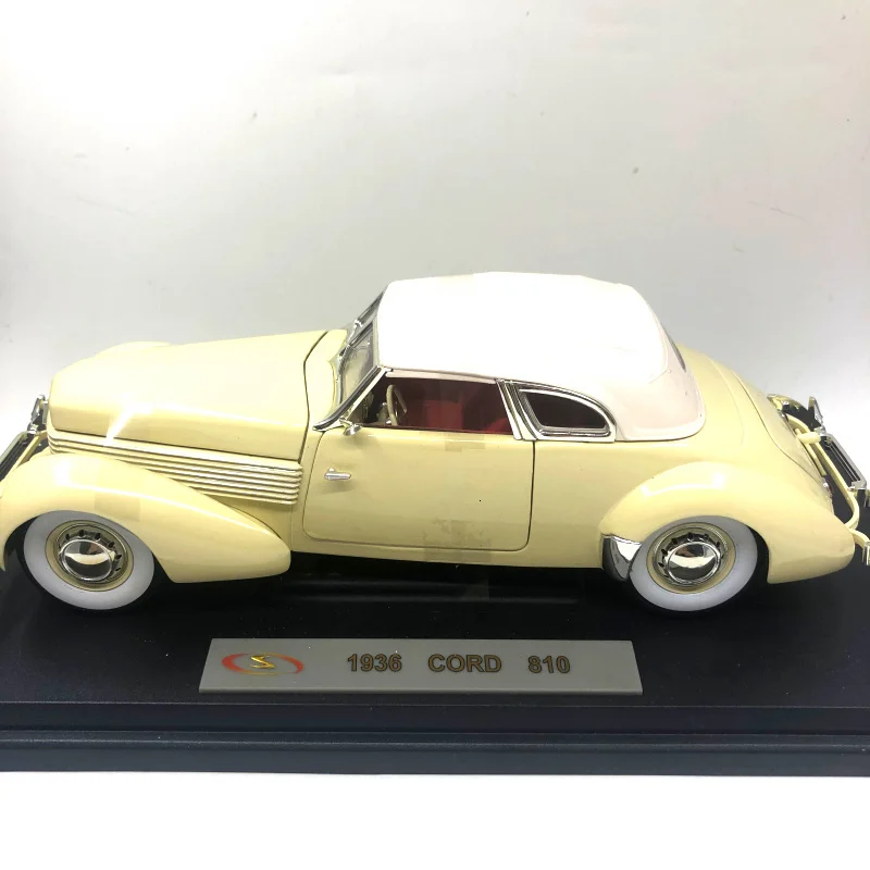 Rare 1/18 New Special Die-cast Metal 1936 Cord 810 Cote Model Car Home Display Collection Toys For Children