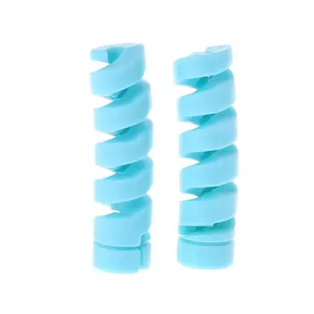 

2pcs Cable Protector Bobbin Winder Data Line Case Rope Protection Spring Twine For Phone USB Earphone Cover