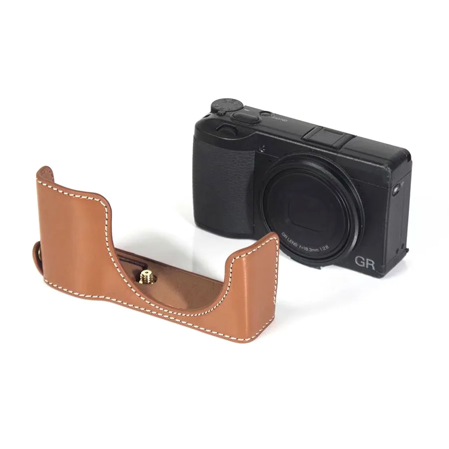 Чехол для цифровой камеры Ricoh GR III GR3 PU с крепежным винтом 1/4 | Электроника