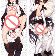 Аниме Sword Art Online SAO Dakimakura Чехол с персонажами Asuna Yuuki& Leafa Чехол на подушку из кремния и сачи Хэнкок обнимает чехол