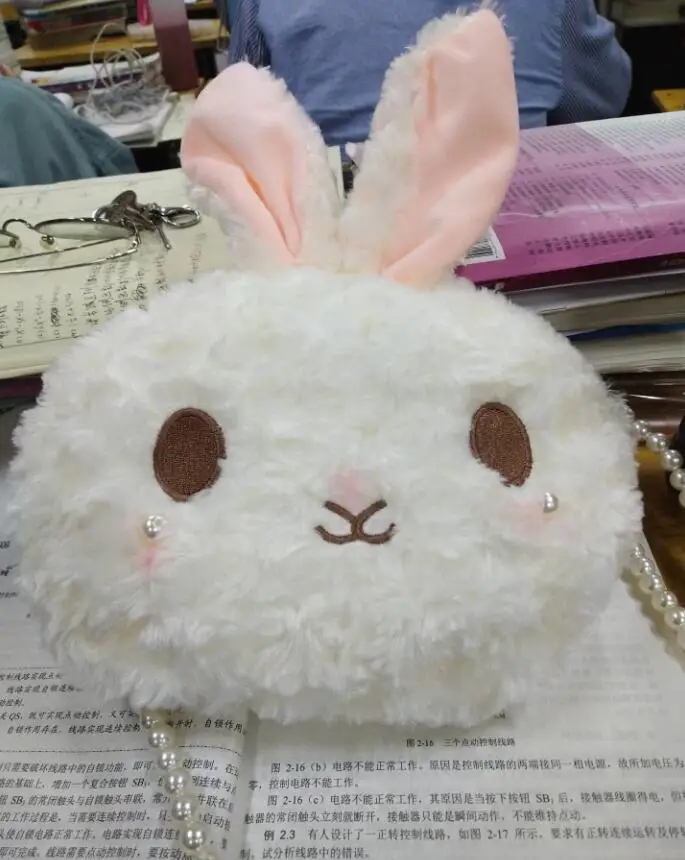 Девушка принцесса Лолита Сумка День Рождения вечерние Банни сумка ручной работы Лолита розовая JK сумка на плечо сумка-мессенджер кролик MD1013