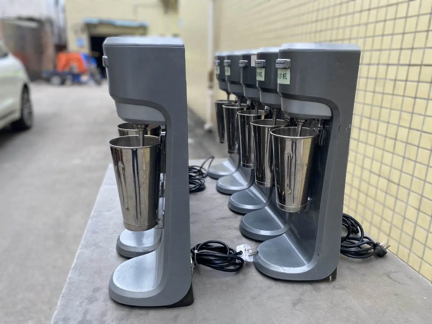 Kitchen Machine Multifunctional Milk HakeFood Mixer Coffee Mixing Blenders Ice Cream Maker Smoothies Shakes Cocktail Maker Used