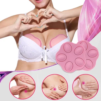 

Hot Compress Breast Enhancement Equipment Chest Nursing Increase Elasticity Silica Gel Women's Pink Breast Enlarge Instrument