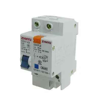 

AC 400V 20A 1 Pole Electric Earth Leakage Circuit Breaker