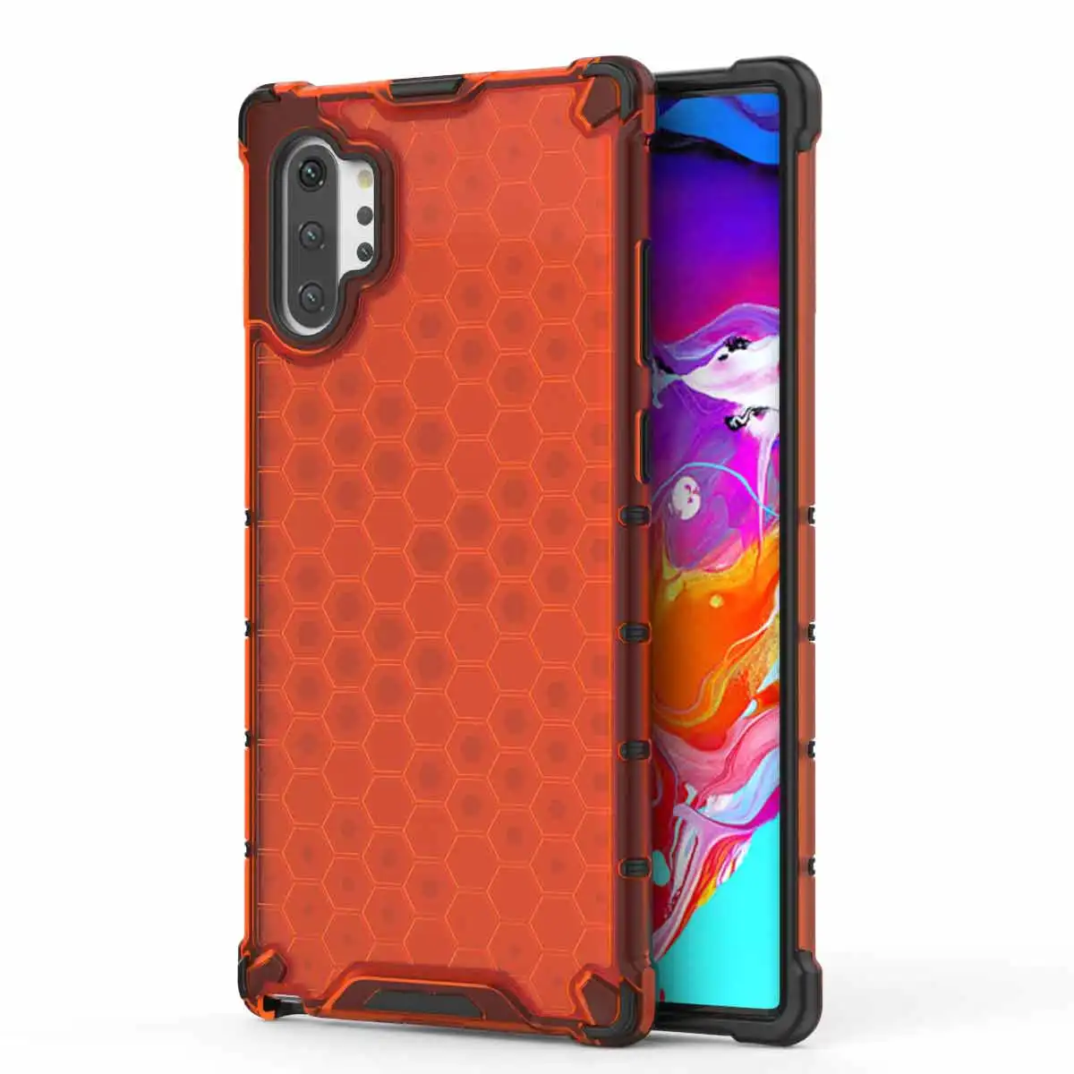 

for Samsung Galaxy Note 10 10 Plus 5G S10 E Case Honeycomb Anti-fall Mobile Phone TPU Case for Samsung A7 2018 A20 A10 A40 Funda
