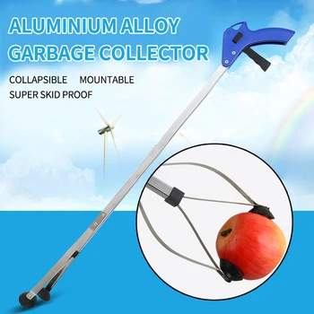 

Household Garbage Picker Folding Trash Grabber for Garden Leaves Waste Pick Up Garbage Picker Collapsible Household