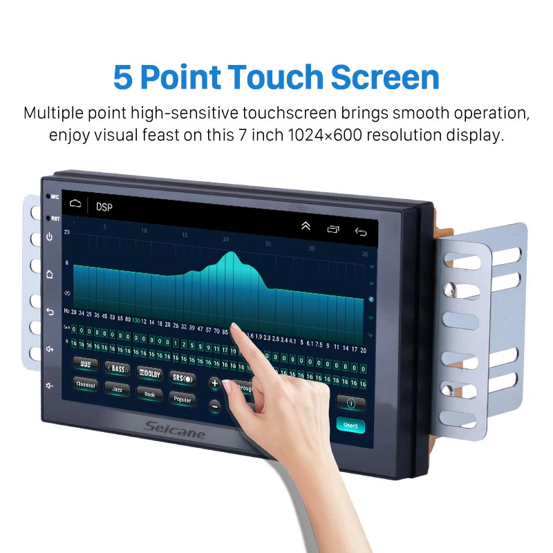 Seicane Android 10 0 7 дюймов 2 Din Универсальная автомобильная магнитола GPS мультимедиа