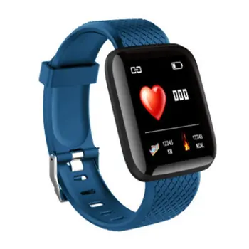 

116plus Smart Fitness Bracelet Band With Measuring Pressure Pulse Meter Sport Activity Tracker Watch Wristband
