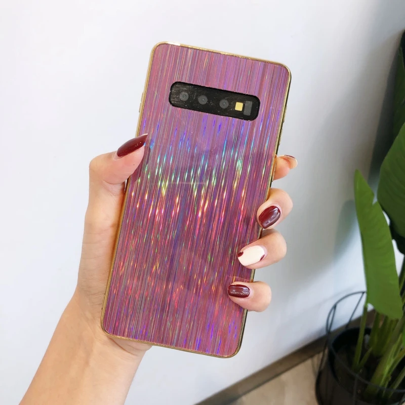 Роскошный чехол OTAO для Samsung Note 8 9 10 Pro S9 S8 S10 Plus блестящий с рисунком звездного неба