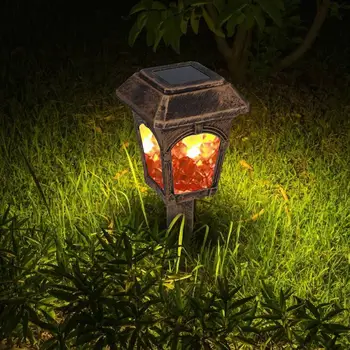 

2pcs Solar LED Flamingo Stake Lights Lanterns Pathway Lamps for Garden Decoration Low Power Consumption and Power Saving
