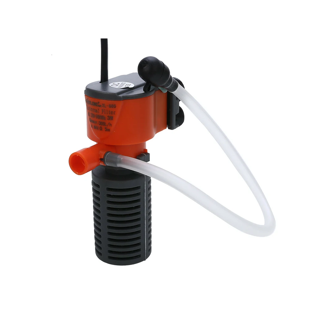 3-In-1 Mini Aquarium Internal Filter Oxygen Submersible Water Pump Fish Tank | Дом и сад