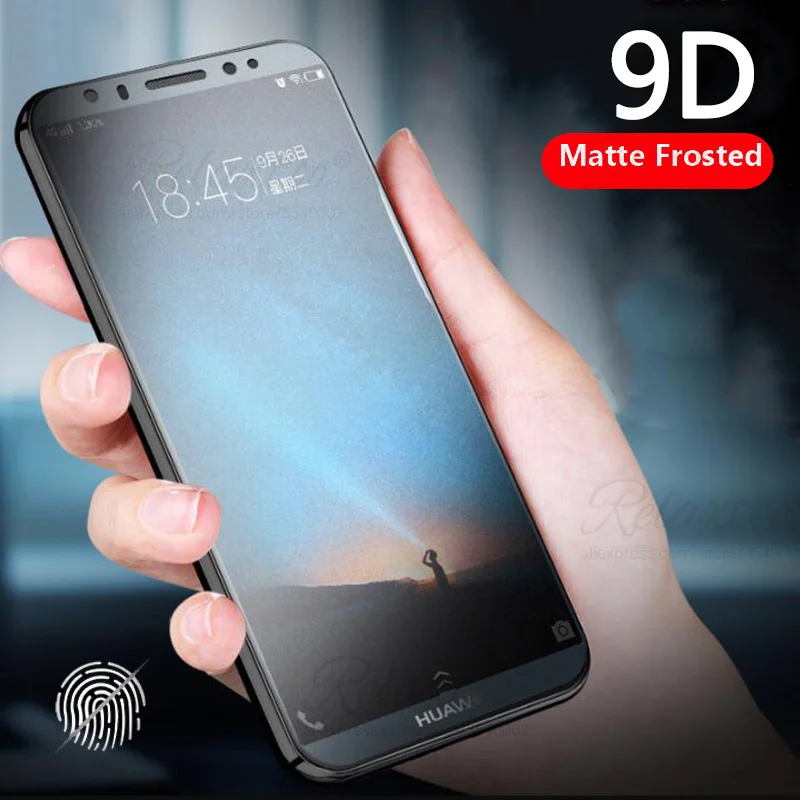 Закаленное матовое стекло против отпечатков пальцев для Huawei Y9 Y7 Y6 Y5 Prime pro 2019 Y6Pro