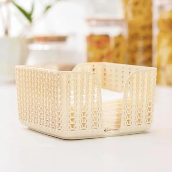 

Napkin holder "Knitting", color white rattan