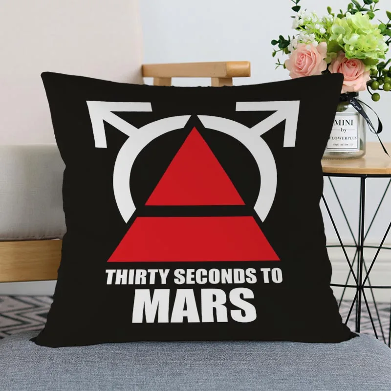 Хороший чехол для подушки 30 Seconds to Mars, современный домашний декоративный чехол для подушки 35x35 см, 40X40 см(с одной стороны) для гостиной, наволочка для подушки