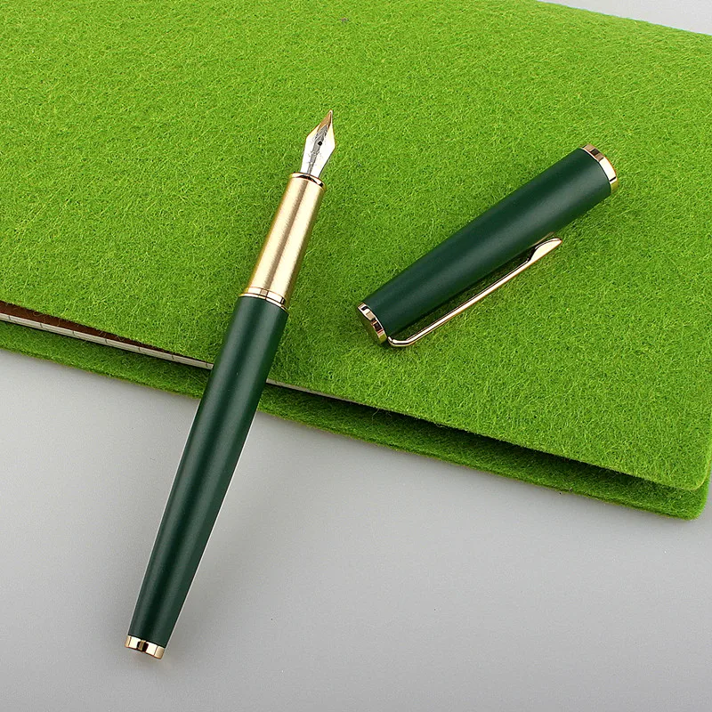 万年筆ジンハオ95インクフルメタルクリップペンステンレススチール