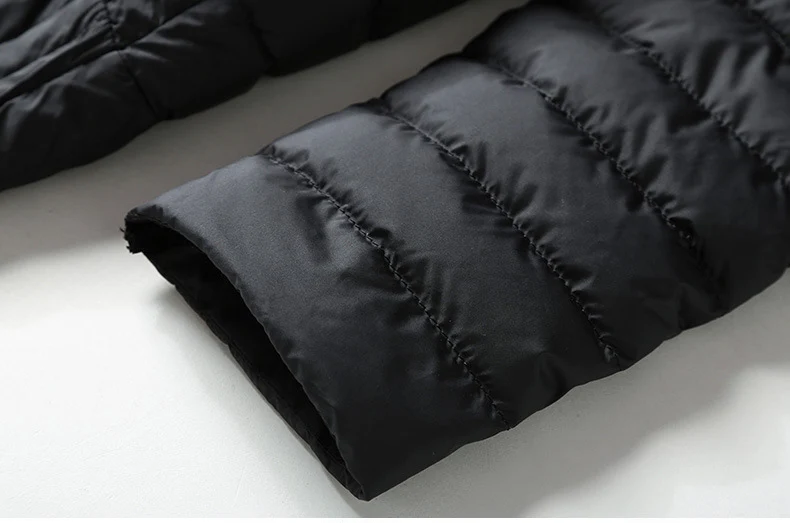 90% утка вниз зимняя куртка с длинным кодом High Street пальто женская ретро элегантная куртка Harajuku пальто с капюшоном новая одежда