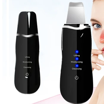 

Face Skin Scrubber Ultrasonic Face Clean Skin Scrubber Facial Peeling Deep Cleansing Exfoliator Pore Cleaner Blackhead Removal