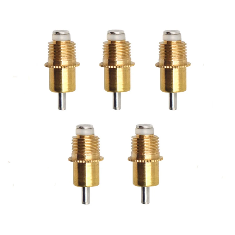 Bebedor con tetina de cobre para aves de corral, accesorios de bebedero agua, para conejos, pollo, codorniz, aves y otros animales, 5 uds.