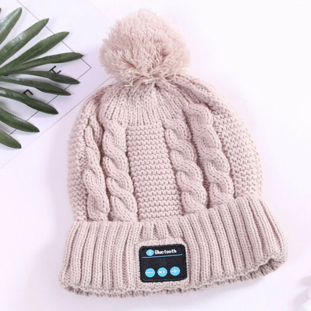 Bluetooth Smart Hat cap Беспроводная гарнитура наушники теплый динамик микрофон для