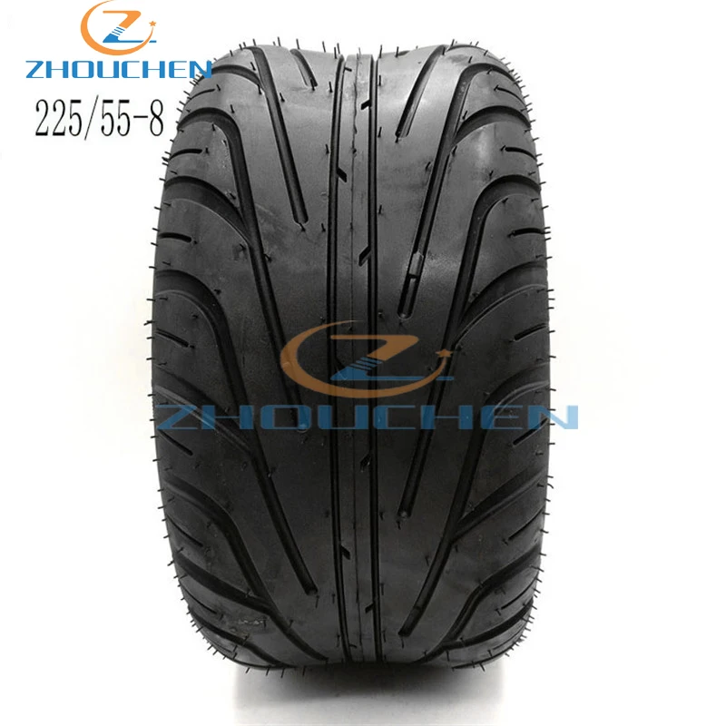 225/55-8 шины 225/40-10 шины 18x9. 50-8 передние или задние 8 дюймов 10 дюймов 6PR электрический скутер вакуумные шины для Harley китайский велосипед