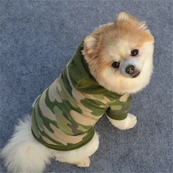 

2020 Dog Hoodie Dog Pet Fashion Camouflage Clothes Hoodie Winter Warm Sweater Puppy Coat Apparel Pug Pomeranian Dropship#YL5