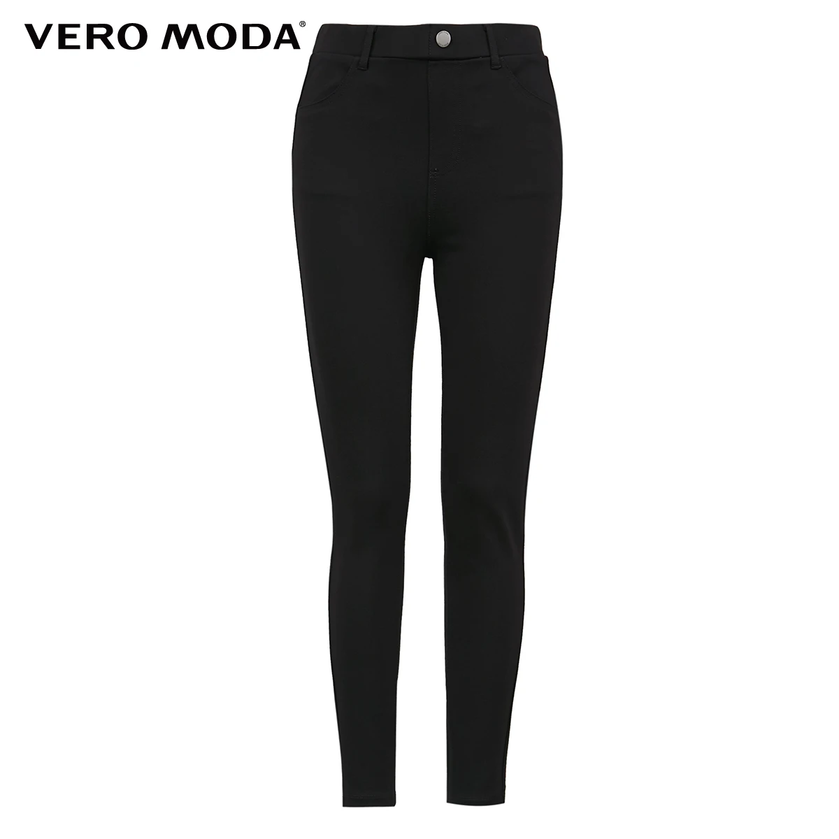 Женские облегающие Стрейчевые повседневные брюки с начесом Vero Moda | 319374504|Брюки