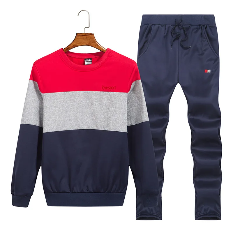 

2018 Men Sports Cardigan Suit Korean-style Slim Fit Teenager Large Size Autumn New Style Casual Two-Piece Set