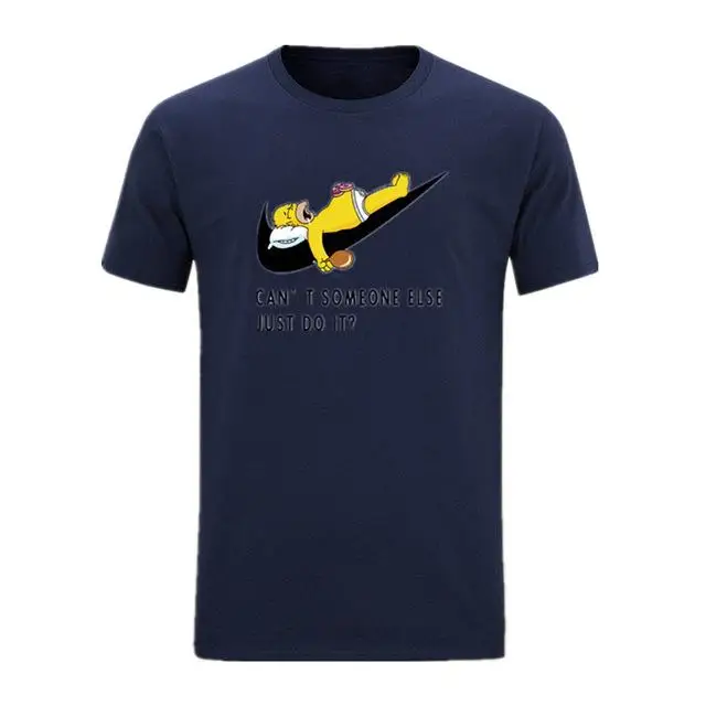 Nvay Blue-YY Мужские летние футболки s MARVEL, 111% хлопок, короткий рукав, Мужская футболка с круглым вырезом, XS-2XL, уличная одежда - Цвет: Nvay Blue-YY