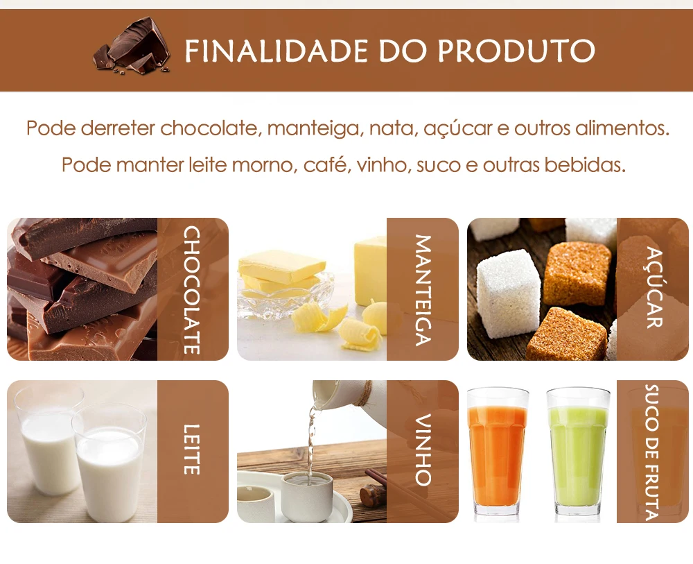 de chocolate único pote de cerâmica antiaderente