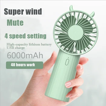 

2020 Handheld Mini Electric Fan Portable Adjustable Fan for Student Outdoor Travel USB Rechargeable Fan Air Cooler Dropshiping