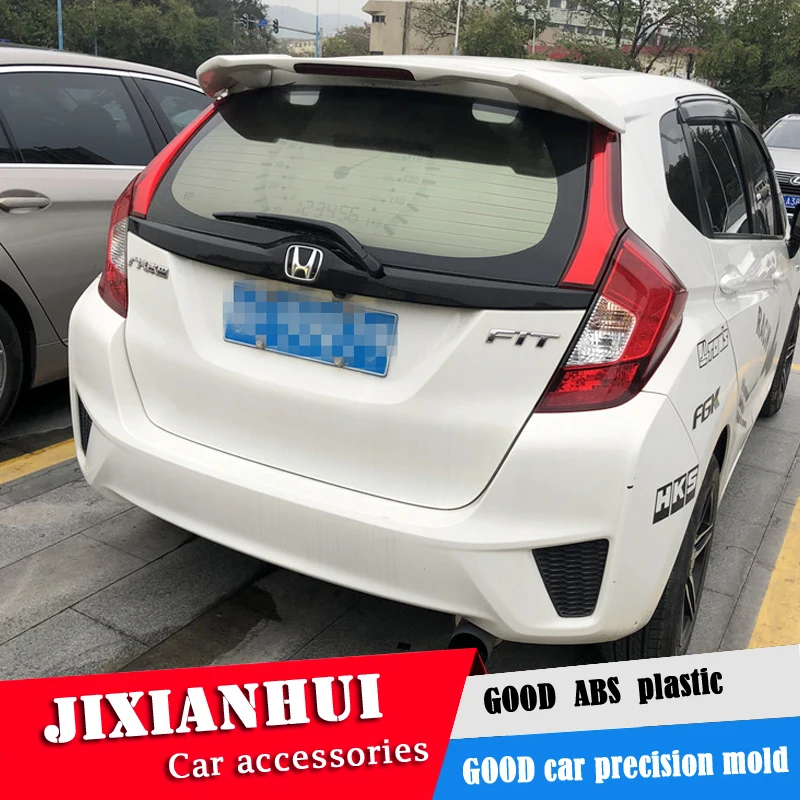 Спойлер для Honda Jazz RSDD 2014-2017 спойлер из АБС-пластика цвет заднего крыла автомобиля
