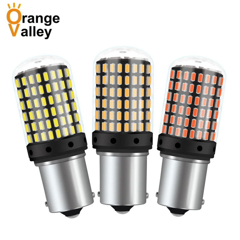 1 шт. BA15S P21W 1156 BAU15S T20 7440 144 светодиодный SMD авто задние боковые индикаторные огни