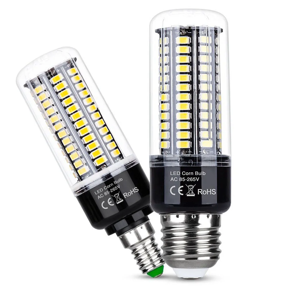 E27 светодиодный светильник E14 SMD5736 лампы AC 110V 220V кукурузный 3 5 Вт 7 9 12 15 20 хит продаж
