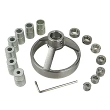 Guide de perçage à Angle droit à 90 degrés en acier inoxydable, poinçon de localisation, Kit de clips, outil de bricolage pour le travail du bois 5 / 6 / 7 / 8 / 9 / 10Mm