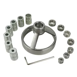 Stainless Steel 90 Degree Right Angle Drill Guide Bit Punch Locating Clip Kit DIY Woodworking Tool 5 / 6 / 7 / 8 / 9 / 10Mm