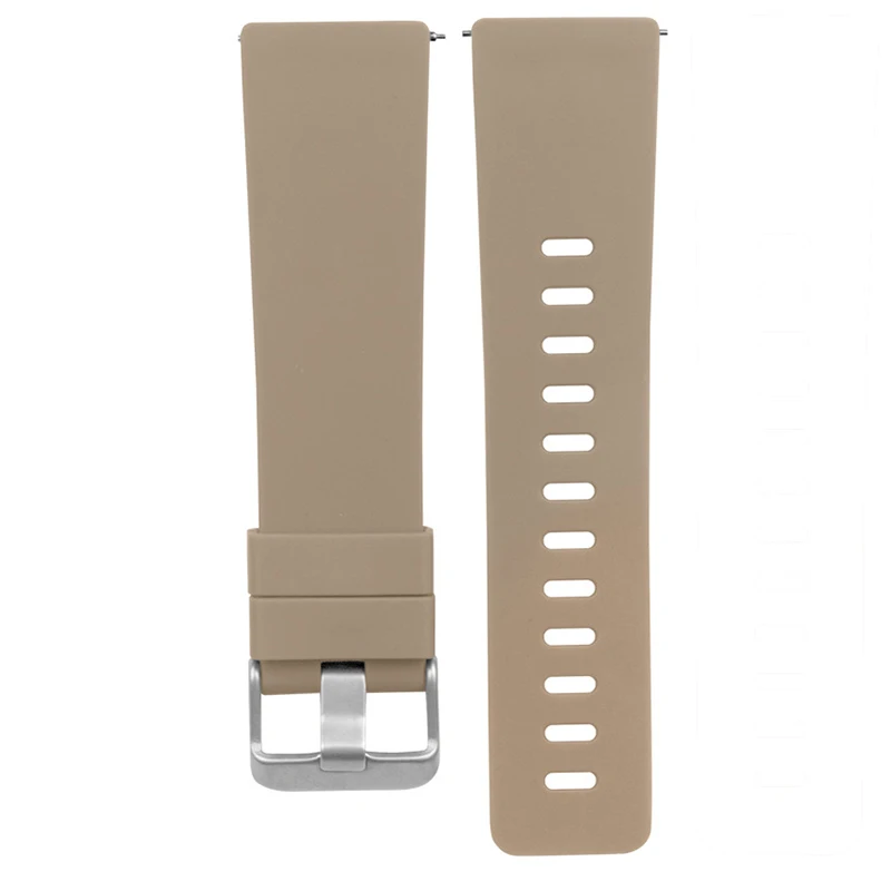 khaki Замена силиконовые часы ремешок Браслет для Fitbit Versa часы ALS88 - Цвет: khaki