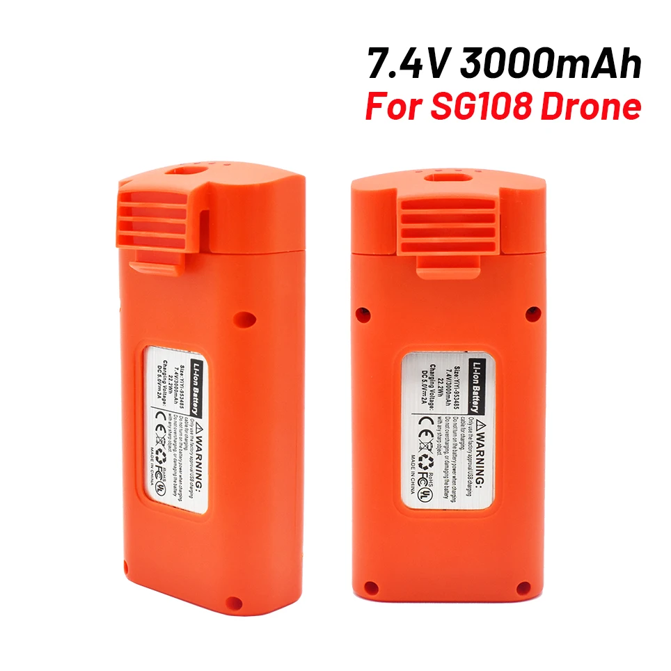 SG108SG108GPS4KBrushlessRCDroneBatterySparePart74V3000mAhBatteryFor.jpg