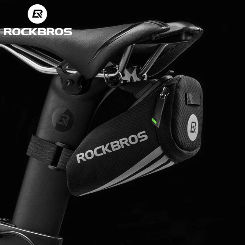 ROCKBROS нейлоновая сумка для велосипеда светоотражающая хранения Велосипедное