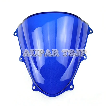 Мотоцикл воздушный дефлектор для Suzuki GSXR600, 10, 11, 12, 13, 14, 15, 16 лет GSXR750 Autobike лобового стекла автомобиля Пластик лобовое стекло дымчатое лобовое стекло - Цвет: Blue