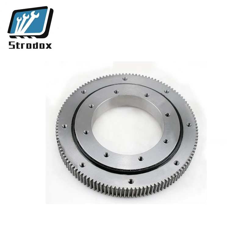 

Шарикоподшипник с поворотным кольцом, наружные зубья, четырехточечный контакт, подшипник с внешней шестерней, поворотный стол 011.10.100 011.10.120