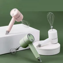 

USB Charge Electric Hand Mixer Whisk Egg Beater Cake Baking Home Handheld Small Automatic Mini Cream Food Whisk Blenders Kitchen