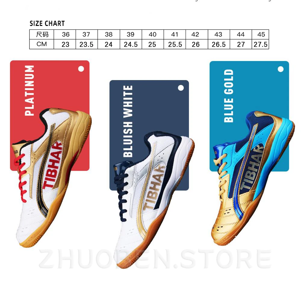 Sports Shoes Tibhar Genuine Table Tennis Shoes Classics Style Men Women Sport Sneakers Tennis Shoes Ping Pong Sneakers Sport 01918