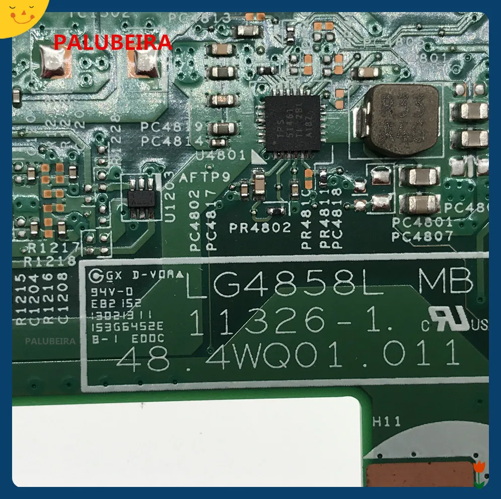 LG4858L 48.4WQ01.011 материнская плата для G480 ноутбука DDR3 maiboard полностью протестирована