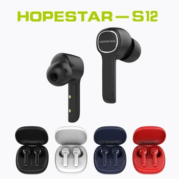 

HOPESTAR S12 TWS Bluetooth 5.0 Earphones Charging Box Sport Earbuds Headset with Mic for Smart Phone Xiaomi Samsung Huawei LG
