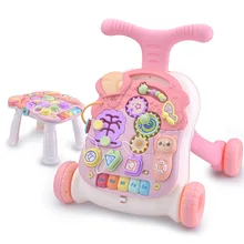 

New Product Baby Hand Push Baby Walker Baby Walker Assists In Walking and Anti-rollover O-shaped Leg Multi-function