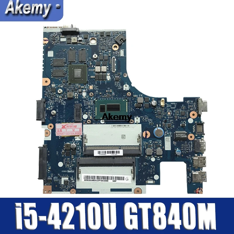 ACLUA/ACLUB NM-A273 материнская плата для lenovo Z40-70 G40-70M материнская плата для ноутбука процессор i5-4210U GT840M 2G ТЕСТ ОК
