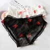 M XL Lovely Strawberry Kawaii Princess briefs girl Ruffle lace Panties Women Cute Underwear woman Lingeries ► Photo 1/6