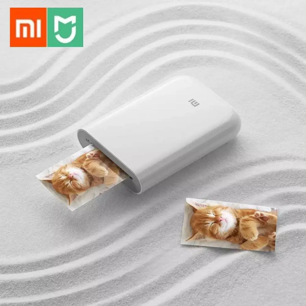 Новый Xiaomi Mijia AR принтер 300 точек/дюйм портативный мини карман для фото с DIY